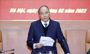 Chủ tịch nước Nguyễn Xuân Phúc: Bảo đảm chất lượng, tiến độ tổng kết 10 năm thực hiện Chiến lược bảo vệ Tổ quốc trong tình hình mới