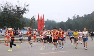 Giải bán marathon 'Côn Sơn, Kiếp Bạc - Hành trình di sản thế giới'