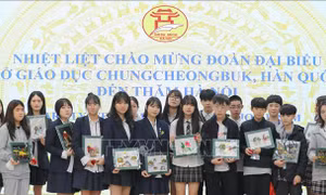 Học sinh Hàn Quốc trải nghiệm cuộc sống, học tập cùng học sinh Thủ đô