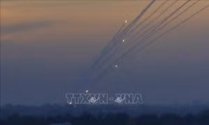 Chiến đấu cơ Israel oanh tạc các mục tiêu Hamas tại Dải Gaza