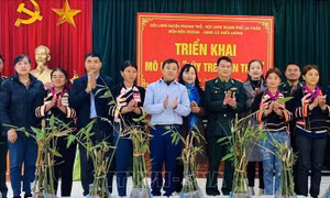 Triển khai mô hình 'Lũy tre biên thùy' ở biên giới Lai Châu