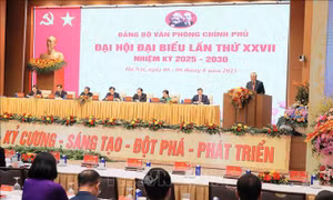 Đại hội đại biểu Đảng bộ Văn phòng Chính phủ nhiệm kỳ 2025-2030