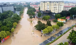 Hoàn lưu bão số 3: Nhiều địa phương tại Vĩnh Phúc bị sạt lở, ngập úng cục bộ