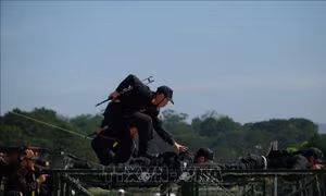 800 chiến sỹ tham gia Hội thi quân sự, võ thuật ngành Công an 
