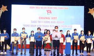 Trao giải cuộc thi Ý tưởng khởi nghiệp trong thanh niên Thanh Hóa
