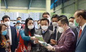 Đoàn đại biểu cấp cao Quốc hội Lào thăm, làm việc tại tỉnh Vĩnh Phúc