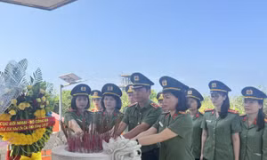 Cục đối ngoại, Bộ Công an tổ chức sinh hoạt chính trị tại Quảng Trị