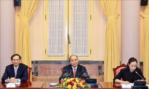 Chủ tịch nước Nguyễn Xuân Phúc tiếp Đại sứ, Đại biện các nước ASEAN