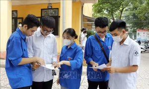 Trên 2.000 tình nguyện viên tham gia tiếp sức mùa thi tại Bắc Giang