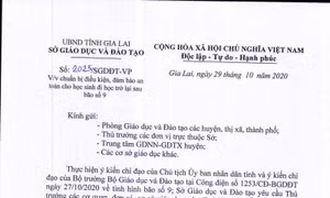 Gia Lai đảm bảo an toàn cho học sinh trở lại trường sau bão
