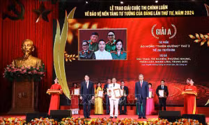 Lễ trao giải Cuộc thi Chính luận về bảo vệ nền tảng tư tưởng của Đảng lần thứ tư