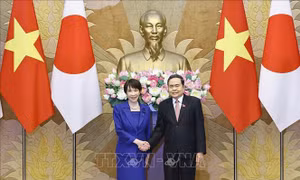 Chủ tịch Quốc hội Trần Thanh Mẫn hội kiến Thủ tướng Nhật Bản Takaichi Sanae