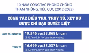 Công tác điều tra, truy tố, xét xử được chỉ đạo quyết liệt