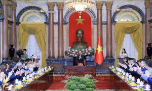 Chủ tịch nước gặp mặt Đoàn đại biểu Tổng hội Nông nghiệp và Phát triển nông thôn Việt Nam