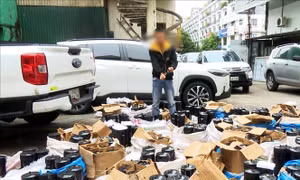 Triệt phá đường dây mua bán, vận chuyển khí cười số lượng lớn