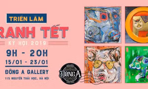 Triển lãm tranh Tết Kỷ Hợi 2019