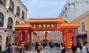 Không khí Tết Nguyên đán tại Macau