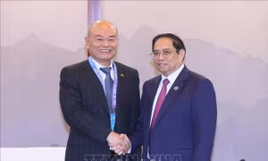 Thủ tướng Phạm Minh Chính tiếp lãnh đạo một số tập đoàn kinh tế hàng đầu Trung Quốc