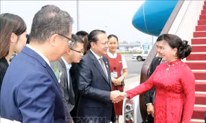 Chủ tịch Quốc hội Nguyễn Thị Kim Ngân đến Bắc Kinh, tiếp tục chuyến thăm chính thức Trung Quốc 