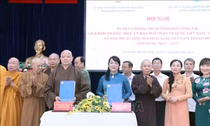 Tăng cường phối hợp thực hiện công tác Phật sự nhằm phát huy sức mạnh đại đoàn kết toàn dân tộc