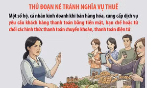 Cảnh báo hành vi yêu cầu thanh toán tiền mặt để trốn thuế