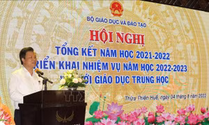 Bộ GD&ĐT triển khai nhiệm vụ năm học 2022-2023 đối với giáo dục trung học