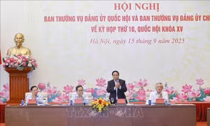 Hội nghị Ban Thường vụ Đảng ủy Quốc hội và Ban Thường vụ Đảng ủy Chính phủ chuẩn bị Kỳ họp thứ 10