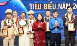 Lễ trao Giải thưởng Gương mặt trẻ Việt Nam tiêu biểu năm 2023