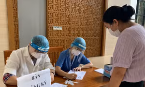 Xét nghiệm SARS-CoV-2 cho phóng viên đưa tin kỳ họp thứ nhất, Quốc hội khoá XV