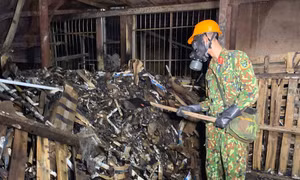 Bắt đầu tẩy độc khu vực Công ty Rạng Đông