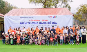 Yên Bái có thêm một điểm trường mới khánh thành trị giá gần 1 tỷ đồng