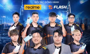 realme tiếp sức Team Flash tại ‘Đấu trường danh vọng mùa Đông 2026’