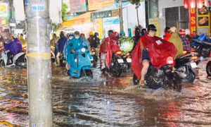 TP Hồ Chí Minh: Mưa rào nhiều nơi, có nơi mưa to đến rất to vào chiều tối