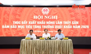 Thúc đẩy mục tiêu tăng trưởng xuất khẩu nông lâm thủy sản năm 2026