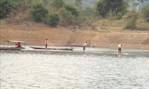 Tìm thấy thi thể nạn nhân bị đuối nước trên lòng hồ sông Đà