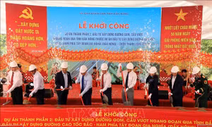 Khởi công dự án đường gom, cầu vượt cao tốc Gia Nghĩa - Chơn Thành