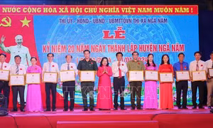 Sóc Trăng: Kỷ niệm 20 năm thành lập thị xã Ngã Năm