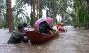 Bão Trami đổ bộ gây ngập lụt các tỉnh miền Bắc Philippines