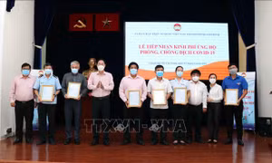 TP Hồ Chí Minh liên tục tiếp nhận kinh phí ủng hộ phòng, chống COVID-19