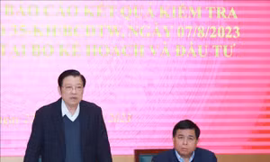 Công bố kết quả kiểm tra đối với Ban cán sự đảng Bộ Kế hoạch và Đầu tư