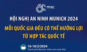 Hội nghị An ninh Munich 2024: Mỗi quốc gia đều có thể hưởng lợi từ hợp tác quốc tế