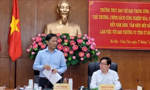 Phát triển Bà Rịa - Vũng Tàu mạnh về công nghiệp, cảng biển