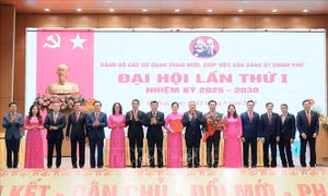 Đại hội Đảng bộ các cơ quan tham mưu, giúp việc của Đảng ủy Chính phủ lần thứ I