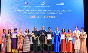 Tôn vinh các tác phẩm báo chí thúc đẩy bình đẳng giới 