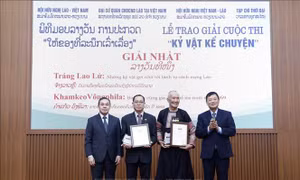 60 năm quan hệ Việt Nam - Lào: Trao giải Cuộc thi 'Kỷ vật kể chuyện'
