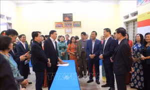 Thái Nguyên tổ chức diễn tập bầu cử đồng loạt trên toàn tỉnh