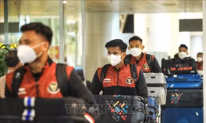 SEA Games 31: U23 Indonesia đã đến Việt Nam