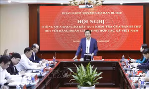 Thông qua báo cáo kiểm tra của Ban Bí thư đối với Đảng đoàn Liên minh Hợp tác xã Việt Nam