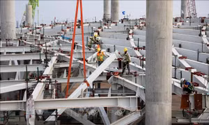 Đại công trường sân bay Long Thành thi công xuyên Tết