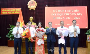 Bầu hai Phó Chủ tịch HĐND thành phố Đà Nẵng
